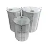 Cubierta Protectora Encriptada para Bomba de Aguas Residuales de Acero Inoxidable 304 con Agujero de Filtro de 2 mm Cubierta de Red para Estanque de Peces Cubierta Protectora para Bomba Sumergible
