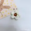 Acessórios de Flor Estéreo de Tecido com Laço Acessórios Coloridos Flor de Cinco Pétalas Preenchida com Algodão Acessórios Decorativos para Headwear de Meninas, Bolsas e Chapéus