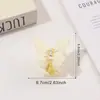 Selección PremiumPinza para el Cabello Brillante Estilo Niña de Hadas con Mariposa, Pinza de Tiburón Versátil y Elegante, Dulce Accesorio para el Cabello para Mujeres