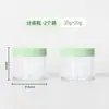 Niliya Creme Facial Colorido Frasco Refilável Portátil para Viagem Creme para Olhos Base Líquida Produtos para Cuidados com a Pele Cosméticos Amostra Frasco Vazio