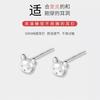 Pendientes de plata de ley S999 con forma de oso para mujer, pequeños, frescos, de alta gama, con orificios para las orejas, bonitos y personalizados.