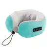 Almohada de Masaje en Forma de U para Viaje Masajeador Multifuncional Masajeador Eléctrico Almohada de Masaje para Columna Cervical Almohada para Coche y Hogar