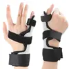 Muñequera Placa de Aluminio Dedo Meñique Vaina Tendinosa Mano Pulgar Pulgar Compresión Correa de Velcro Soporte Protector de Muñeca Fijo