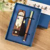 Marcador Personalizado, Caja de Regalo Estilo Chino Clásico, Estilo Antiguo de Alta Gama, Caligrafía Cultural y Creativa de Alta Gama, Regalo de Alta Gama para Personas Mayores
