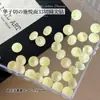 Pedrería Redonda Brillante para Uñas, Paquete Mixto de Pedrería de Punta de 33 Cortes, Pedrería Suelta para Pendientes y Decoraciones de Uñas