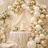 Conjunto de 50 Balões de Látex Espessos Transfronteiriço, Conjunto de Balões Flutuantes de Hélio, Adereços de Decoração de Aniversário