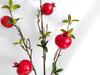 Fruta romã artificial cinco frutas romã ramos com múltiplas folhas inseridas estilo pastoral modelo de sala decoração de casa decoração de mesa