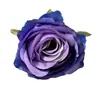 Montaña de Nieve Simulada Cabeza de Rosa 7cm Pared de Rosas Pasador Tocado de Flor Manualidad DIY Corona de Rosas Flor Artificial