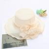 Sombrero de Sol de Verano para Exteriores Hainan Protección Solar Sombrero de Sol Vacaciones en Beihai Plegable Encaje Lazo Sombrero de Sol Versátil para Mujer