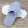 Pantuflas Desechables Antideslizantes Estilo Hanting para Hoteles y Casas de Huéspedes, Adecuadas para Uso Doméstico y para Recibir Invitados, Hechas de Tela No Tejida y Algodón Perforado con Aguja