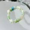 Explosiones Cerámica de Jingdezhen pulsera cuentas antiguas popular pequeño fresco arte dulce pulsera joyería para mujer al por mayor