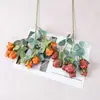 7 pequenas flores artificiais de rosa de neve, flores de seda, flores artificiais, plantas verdes, decoração de casa, materiais populares para decoração de fundo de fotos
