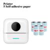Venta al por mayor transfronteriza Impresora fotográfica térmica portátil de bolsillo para estudiantes Mini impresora térmica a prueba de errores con papel térmico