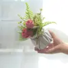 146 Flor de Simulação Flor Artificial Decoração de Mesa de Jantar Decorações para Casa Sala de Estar Escritório Decoração de Pequena Planta em Vaso de Simulação