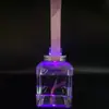 Tarro luminoso pez medusa plástico cuadrado pez dorado pequeño alevín de pez Douyu tarro mercado nocturno transparente 500ML puesto