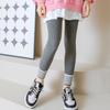 Leggings para niñas pantalones cepillados para niños leggings adelgazantes con forro polar para bebés pantalones cropped nuevos de avena con rayas verticales