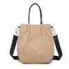 Nova Bolsa Feminina Outono 2024 Tecido de Nylon Bolsa de Maternidade Leve Casual Mochila de Ombro Moda Viagem Bolsa Transversal de Mão
