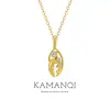 Colar de Garra de Caranguejo Dourada Cravejado com Diamantes para Mulheres, Design Criativo de Nicho Corrente para Clavícula, Joia com Pingente de Garra de Caranguejo Tridimensional, Pingente de Caranguejo