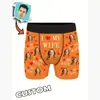 Exportação Transfronteiriça Temu Novas Cuecas Boxer Masculinas Europeias e Americanas Engraçadas e Interessantes Foto Cuecas Boxer para Homens