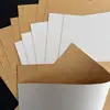 Empaque e impresión de papel kraft recubierto por una cara, papel kraft con cara blanca directo del fabricante, cartón kraft recubierto al por mayor