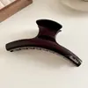 Grampo de cabelo de tubarão de luxo extra grande para mulheres, novo modelo de alta qualidade 2026, grampo de cabelo com pérolas estilo coreano versátil atacado
