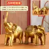 Atacado de Fábrica Ornamentos de Elefante de Latão Elefante Ruyi Auspicioso Par de Elefantes Objeto de Riqueza Elefante Absorvente de Água Ornamentos de Casa