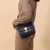 Bolso Tofu de Piel de Vaca con Patrón de Lagarto para Mujer Nuevo Otoño e Invierno 2023 Bolso Caja Clásico Vintage Bolso de Hombro de Cuero Genuino Bolso Cruzado