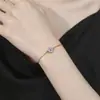 Pulsera Burbuja de Plata de Ley S925 Transfronteriza de 1 Quilate de Moissanita, Diseño Minimalista de Lujo Ligero de Nicho, Regalo para Novia