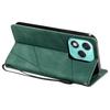 Adequado para Capa de Couro Oppo Reno15 Skin-Like Stitching iPhone17 Carteira com Cartão de Cor Contrastante Capa Protetora Google 10A
