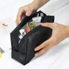 Nova Bolsa de Armazenamento de Artigos de Higiene Pessoal Pequena de Grande Capacidade Estilo Ins para Viagem Bolsa de Cosméticos Popular na Internet Feminina Portátil Transparente