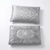 2026 Nueva Funda de Almohada Jacquard Satinada de Enfriamiento Mágico para Comercio Exterior Transfronterizo Funda de Almohada Individual Artículo Individual