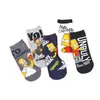 Calcetines de dibujos animados Simpson lindos de anime de boca poco profunda para barco fabricantes al por mayor