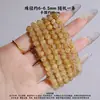 Pulsera de Cuarzo Rutilado Dorado Natural 3A Cristal Amarillo Torre Cristal de Titanio Pulsera de Cristal de Moda de Gama Alta Accesorio de Joyería