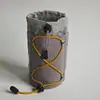 Bolsa Colgante para Botella de Agua con Correa para el Hombro al Aire Libre Bolsa de Almacenamiento Expansible para Montañismo Senderismo Mochila Bolsa para Botella de Agua Deportiva Cruzada Portátil