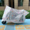 Funda de Lluvia para Vehículo Eléctrico, Especializada para Prueba de Viento, Prueba de Sol, Prueba de Polvo, Engrosada, Transparente, Adecuada para Motocicletas y Bicicletas Eléctricas, Universal para Todas las Estaciones