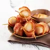 Fatias de Bacon Jinluo Clássico 500g/Pacote para Panquecas Pegas com a Mão, Pizza, Massa, Café da Manhã, Churrasco, Bacon para Fondue