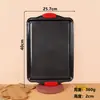 Conjunto de assadeiras de dez peças, assadeiras antiaderentes, formas de bolo domésticas para pão e pizza