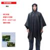 Capa tres en uno con toldo para comercio exterior, impermeable tipo poncho para adulto, para senderismo al aire libre, poliéster, poncho multifuncional transfronterizo
