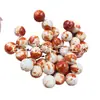 Cuentas de jade color lluvia cuentas de piedra cuentas rojo sangre de pollo cuentas de 10 mm pulsera DIY collar accesorios cuentas