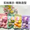 Set Popular de Esponjas de Maquillaje Cross-Border Dopamine Bolsa Combinada Esponja de Maquillaje Ultra Suave Grado A para Uso Seco y Húmedo