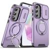 Adequado para Capa de Celular Samsung A57 Lingke A37 com Suporte de Janela Deslizante A17 Fosca A07 Anti-Queda A56 Capa Protetora A36