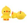 Bebê Desenho Animado Estéreo Pato Amarelo Contas de Silicone DIY Bebê Criativo Corrente de Chupeta Pulseira de Gel de Dentição Acessórios de Brinquedo