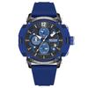 Reloj deportivo MEGIR para hombre, nuevo modelo de moda, multifunción, cronógrafo luminoso, resistente al agua, calendario, venta al por mayor, para estudiantes.