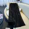 Garantía de Calidad, Estilo Elegante y Reductor de Edad, Nuevo Estilo Clásico Nacional Estilo Chino, Falda de Satén con Cola de Pez Mejorada y Fluida para Mujeres de Mediana Edad, Verano