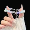 Pulsera Popular de Xiaohongshu, Pulsera de Cuentas con Borla de Mariposa Estilo Bosque, Alto Valor Estético, Dulce y Versátil, Pulsera para Mejor Amiga
