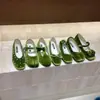 Sapatos de Ballet para Combinar com Saias, Lançamento Primavera 2026 Novo Estilo Francês Veludo Suave Verde Estilo Fada Sapatos Mary Jane com Elevação Oculta de Altura