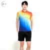 Traje de bádminton transpirable de secado rápido para hombre y mujer, camiseta de manga corta de verano con estampado, ropa de tenis de mesa, camisa de voleibol, falda, pantalones