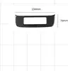Adesivo para painel de controle central em fibra de carbono real para Infiniti Q50 Q60 acessórios de modificação de interior de carro