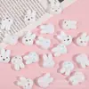 Mini Coelho Miffy Acessórios de Resina DIY Cola de Creme Acessórios de Cabelo Capa de Celular Manicure Grampo de Cabelo Adesivo para Copo de Água Chaveiro Lote