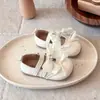 Sapatos de Princesa para Meninas Laço Outono Novo Estilo Sapatos de Couro para Bebês Sapatos de Performance Infantil para Combinar com Saias Sapatos Mary Jane